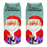 3D Printed Funny Cartoon Christmas Socks