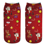 3D Printed Funny Cartoon Christmas Socks
