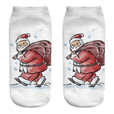 3D Printed Funny Cartoon Christmas Socks