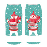 3D Cartoon Funny Christmas Socks